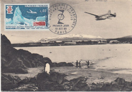 France Expeditions Polaires Francaises Maxicard 1969 (ZO192) - Spedizioni Antartiche