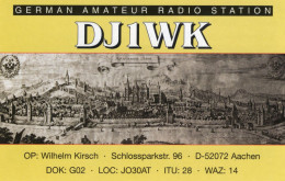 AK 208288 QSL - Germany - Aachen - Radio