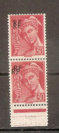 VARIETE DUO N 658 **  - DOUBLE FRAPPE DU RF - SIGNATURES EXPERT  - TRES VISIBLE AU SCANN - RRR !!! - Unused Stamps