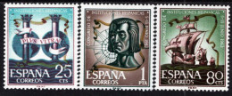 Spain - 1963 - Congress Of Hispanic Institutions - Mint Stamp Set - Neufs