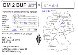 AK 208298 QSL - Germany - Osterburg - Radio Amateur