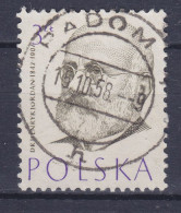 Poland 1957 Mi. 1014, 3 Zl. Henryk Jordan, Gynäkologe Deluxe RADOM Cancel !! - Gebraucht