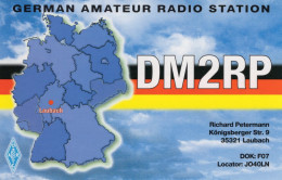 AK 208299 QSL - Germany - Laubach - Radio
