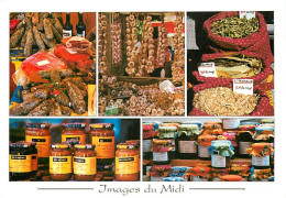 Marchés - Images Du Midi - Sur Les Marchés De Provence - Cochonailles. Ail. Herbes Pour Infusions. Miel Et Confitures Ar - Mercati