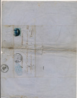 BRIEF 1859   TIRLEMONT    GAND   2 AFBEELDINGEN - 1849-1850 Medaglioni (3/5)