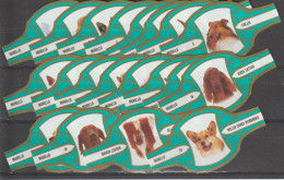Reeks   869  Honden    1-20    ,20  Stuks Compleet   , Sigarenbanden Vitolas , Etiquette - Vitolas (Anillas De Puros)