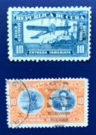 CUBA REPÚBLICA 1910 Y 1911, Sellos Usados - Gebruikt