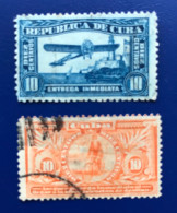 CUBA REPÚBLICA 1902 Y 1911, Sellos Usados - Usados