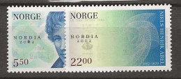 2002 MNH Norway, Mi 1448-49 Nordia Postfris** - Unused Stamps