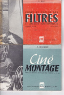 LIVRE PHOTOGRAPHIE CINE MONTAGE FILTRES  2 LIVRES - Photographie