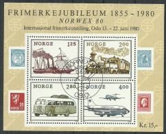 Norway 1980 Used Block  - Hojas Bloque