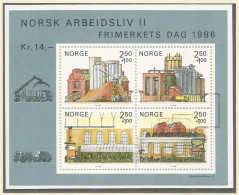 Norway 1986 Block Mint MNH(**) - Blokken & Velletjes