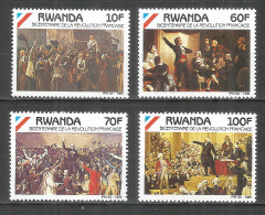Rwanda 1990 Year ,mint Stamps MNH(**) Mi.# 1421-1424 - Unused Stamps