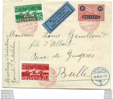 13 - 38 - Enveloppe "Internat Flugmeeting 1932 Vol Zürich-Interlaken" - Altri & Non Classificati