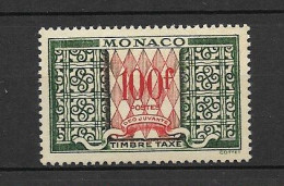 Monaco Taxe No 39 , Neuf , ** , Sans Charniere , Ttb . . - Impuesto