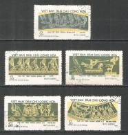 Vietnam 1973 Used Stamps  Mi 726-730 - Vietnam