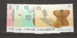 2001 MNH Taiwan Mi 2669-72 Postfris** - Unused Stamps