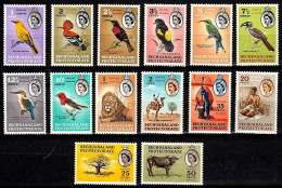 (002) Bechuanaland  1961 / Fauna / Animals / Birds / Oiseaux / Vögel  ** / Mnh  Michel 155-168 - Other & Unclassified