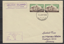 South Africa Cover MV Cape Town / Kaapstad Ca Gough Island Ca  MV Cape Town 4.5.1964 (ZO197) - Poolshepen & Ijsbrekers