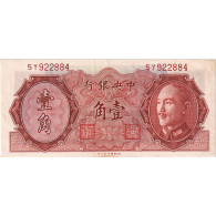 Billet, Chine, 10 Cents, 1946, KM:395, SUP - China