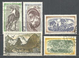 Czechoslovakia 1957 Year Used  Stamps Set - Oblitérés