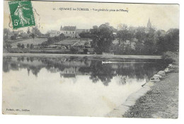 Quarrés Les Tombes Vue Générale Prise De L'étang - Quarre Les Tombes