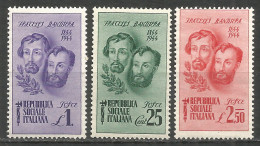 Italy 1944 Mint MNH(**) Stamps Michel # 663-65 - Neufs