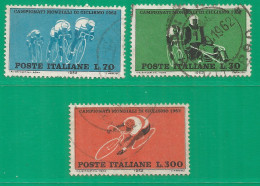 Italy 1962 Year, Used Stamps , Michel # 1126-1128  Sport - 1961-70: Used