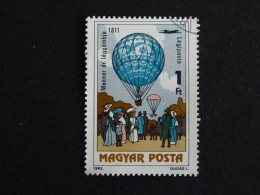 HONGRIE HUNGARY MAGYAR YT PA 450 OBLITERE - BALLON AEROSTAT / Dr. MENNER - Used Stamps