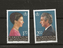 Liechtenstein 1984 Hereditary Prince Hans-Adam And Hereditary Princess Marie Mi 864-865 MNH(**) - Nuevos