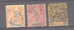 Diégo Suarez :  Yv   47-49  (o) - Used Stamps