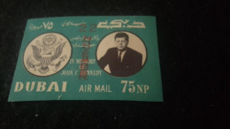 DUBAI- 1960-80-   75 NP    AIR MAIL  DAMGASIZ   DANTELSİZ - Dubai