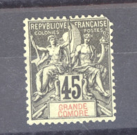 Grande Comore  :  Yv  13  (*)   Faux Fournier - Unused Stamps