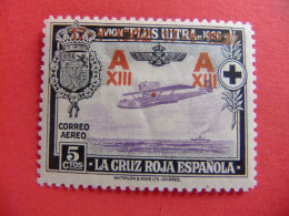 34 ESPAÑA ESPAGNE 1927 XXV ANIV. JURA CONSTITUCION EDIFIL 363 * MH Piloto Rojo YVERT PA 17** MNH - Nuevos