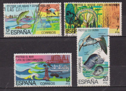 Protection De La Nature - ESPAGNE - Faune, Flore, Oiseaux, Foret, Mer - N° 2115-2116-2117-2118 - 1978 - Used Stamps