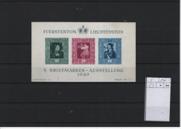 Liechtenstein Michel Cat.No. Sheet Mnh/** 5 - Bloques & Hojas