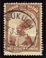 Congo Lukula Oblit. Keach 7C1 Sur C.O.B. 177 Le 27/03/1935 - Usati