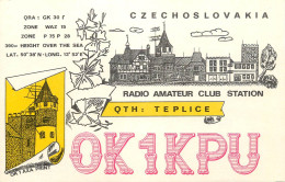 QSL Card Czechoslovakia Radio Amateur Station OK1KPU Y03CD Leica - Radio Amatoriale