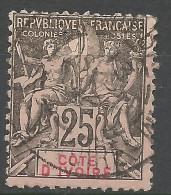 COTE D'IVOIRE N° 8 OBL / Used - Usados