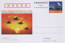 Chine - 1999 - Entier Postal JP84 - Air Force China - Postkaarten