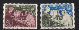 Vatican Vatikan 1953 Yvertn° 189-190 (*)  MLH Cote 10 € - Nuevos