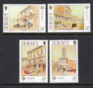 GB JERSEY - 1990 EUROPA POST OFFICE BUILDINGS SET (4V) SG 517-520 FINE MNH ** - 1990