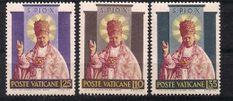 Vatican Vatikan 1954 Yvertn° 200-202 (*)  MLH Cote 12 € - Nuevos