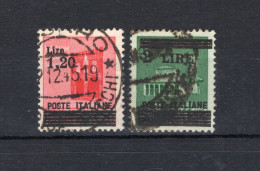 1945 LUOGOTENENZA SET USATO 524/525 - Usati