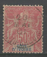 COTE D'IVOIRE N° 11 Variétée I D'IVOIRE Brisé / Used - Gebruikt