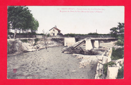 F-07-Saint Peray-02Ph77 Inondations D'octobre 1907, Rupture Du Pont De Fer, Route De Lyon à Nîmes, Cpa BE - Saint Péray