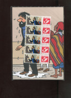 Belgie 3181 Gepersonaliseerde Zegel MNH Duostamps BD COMICS STRIPS TINTIN Strip Of 5 HERGE  IN ORIGINAL PACKAGING - Mint