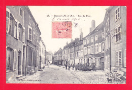 F-54-Blamont-02A109  La Rue Du Pont, Café, Animation, Cpa BE - Blamont