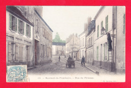 F-60-Nanteuil Le Haudouin-01A109  La Rue Du Pinseau, Petite Animation, Cpa BE - Nanteuil-le-Haudouin