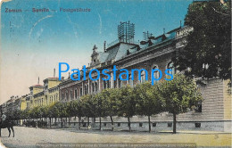 225667 SERBIA ZENUM POST OFFICE BUILDING POSTAL POSTCARD - Serbie